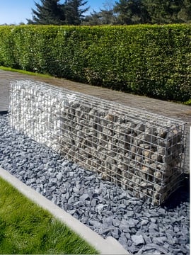 Gefüllter Gabionenkorb 50x200x20cm