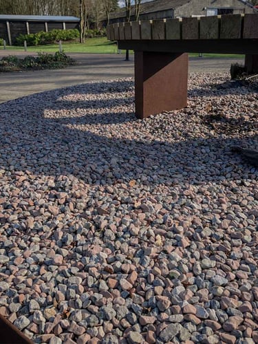 Baltic Blend Kies 16 - 25mm verlegt