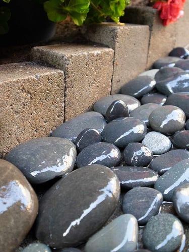 Beach Pebbles Large 30 - 60mm (3 - 6cm) verlegt (naß)