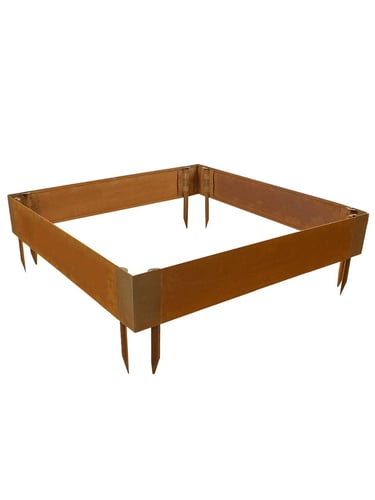 Mutli-Edge ADVANCE Cortenstahl Pflanzkübel 120x120x20cm