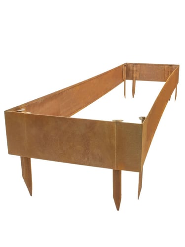 Mutli-Edge ADVANCE Cortenstahl Pflanzkübel 220x60x20cm