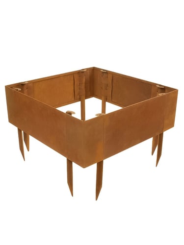 Mutli-Edge ADVANCE Cortenstahl Pflanzkübel 60x60x20cm