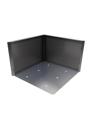 Bodenplatte FLORA 60x60x40cm montiert