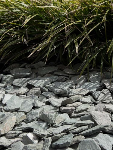Canadian Slate grün 30-60mm verlegt