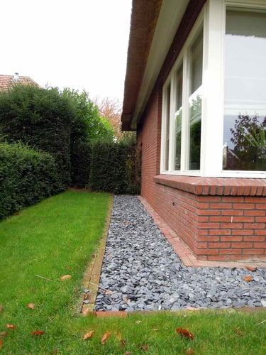 Canadian Slate Schwarz 30 - 60 verlegt