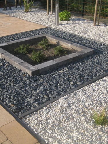 Canadian Slate Schwarz 15 - 30 verlegt