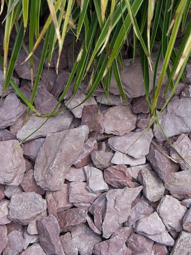 Canadian Slate Violett 30 - 60mm verlegt
