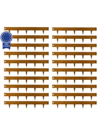 Rasenkante Multi-Edge METAL Cortenstahl, 20 Stück pro Set