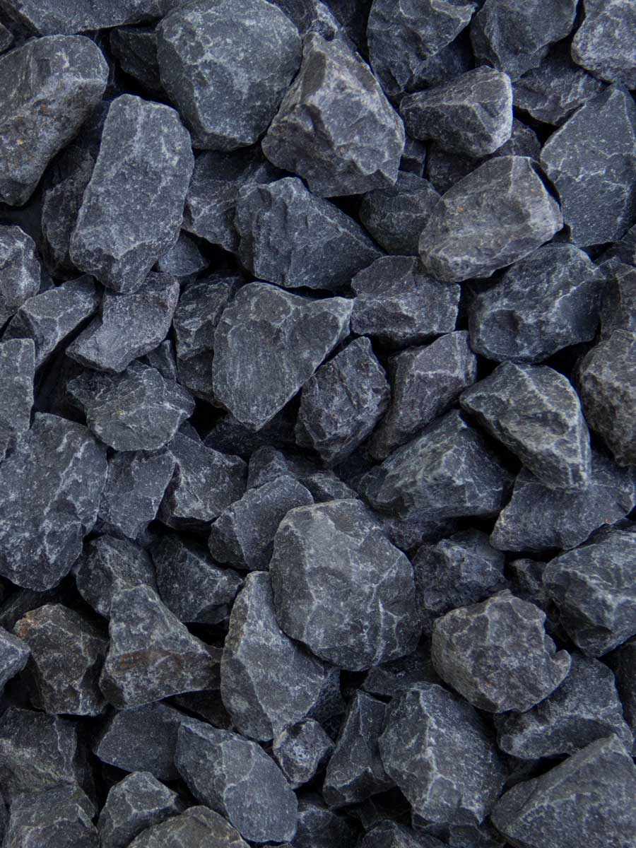 0,41€/1kg Basaltsplitt Eifelschwarz 8-11mm 25kg Sack Basalt Splitt Schwarz 