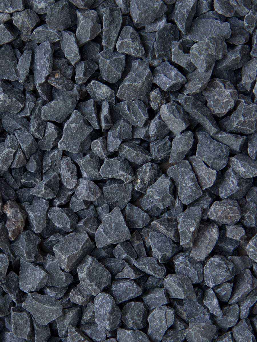 Basaltsplitt Eifelschwarz 8-11mm 25kg Sack Basalt Splitt Schwarz 0,41€/1kg 
