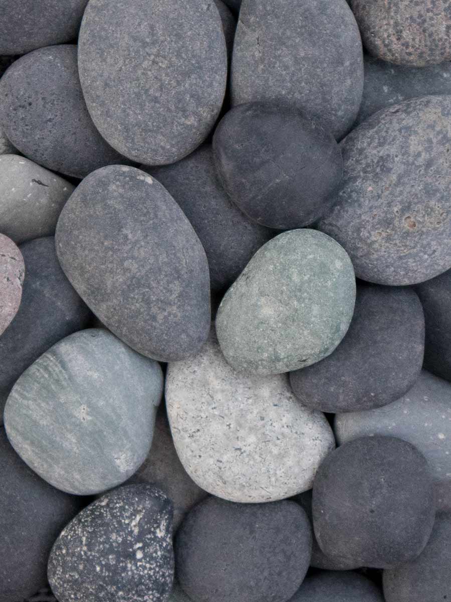 Beach Pebbles Schwarz 16 - 25mm