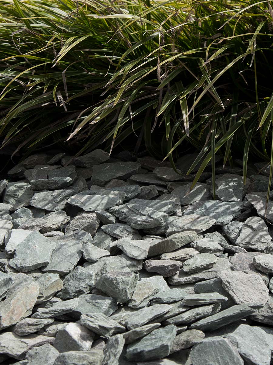Canadian Slate grün 30-60mm verlegt