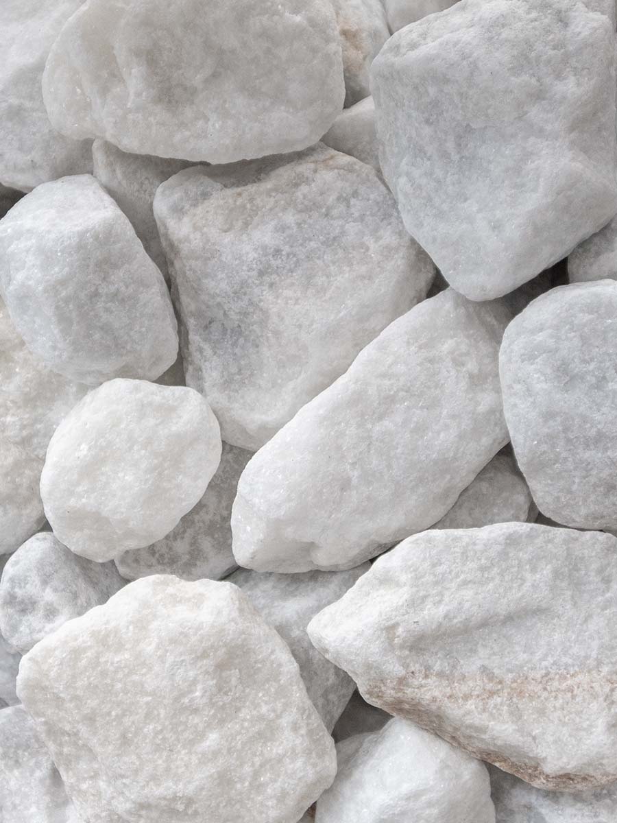 Carrara Bruchsteine 40 - 80mm (4 - 8cm)