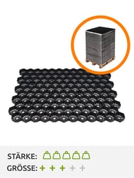 Easygravel 3XL Kiesgitter Schwarz volle Paletten Aktion