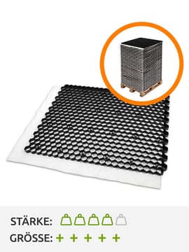 Aktion Eurogravel Kiesgitter PLUS mit Unkrautvlies schwarz