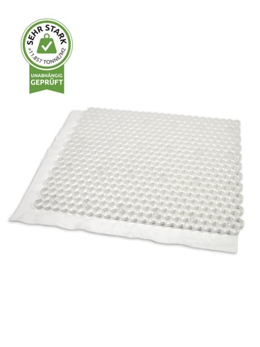EuroGravel Kiesgitter PLUS weiß mit Unkrautvlies