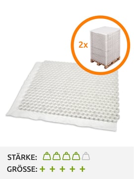 Zwei Paletten Kiesgitter EuroGravel PLUS Weiß (85,1m2)