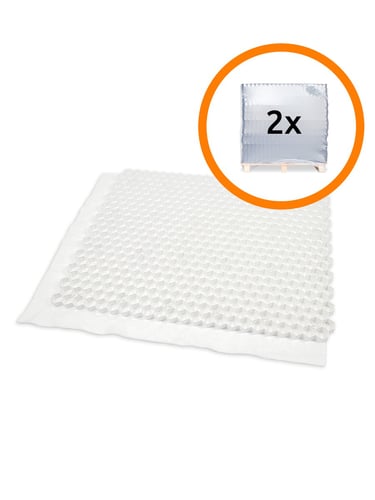 Zwei Paletten Kiesgitter EuroGravel PLUS Weiß (85,1m2)
