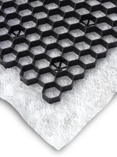 Volle Palette Kiesgitter EuroGravel PRO Schwarz