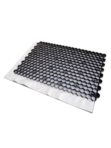EuroGravel PRO Kiesgitter mit Unkrautvlies schwarz
