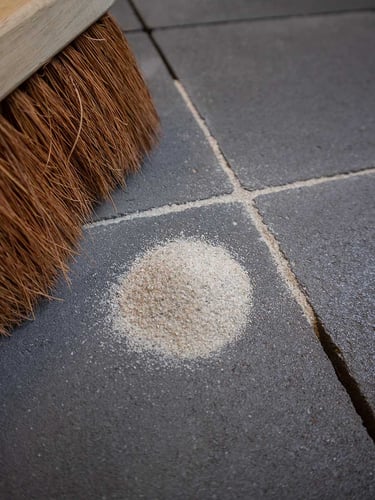Fugensand 0 - 1mm verlegt