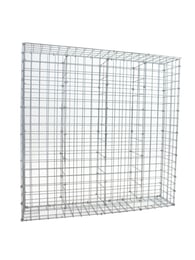 Gefüllter Gabionenkorb 100x100x20cm