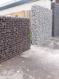 Gefüllter Gabionenkorb 200x100x20cm
