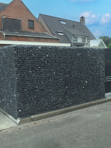 Gabionenkorb 200x100x20cm verlegt