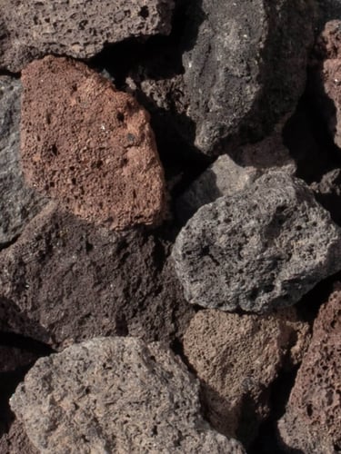 Lava Bruchsteine 32 - 63mm (3,2 - 6,3cm)