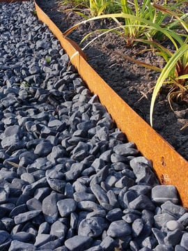 Rasenkante Multi-Edge METAL Cortenstahl, 20 Stück pro Set