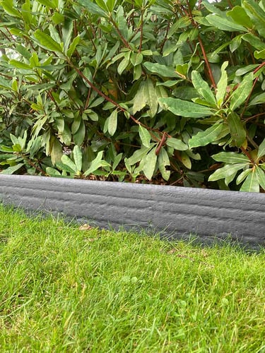 Multi-Edge ECO Rasenkante Gerade Grau, 20cm Höhe verlegt