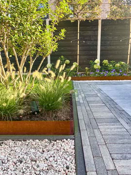 Rasenkante Multi-Edge METAL Cortenstahl 150x27,5cm