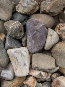 Rheinkies Gabionensteine bunt 30 - 60mm (3 - 6cm)