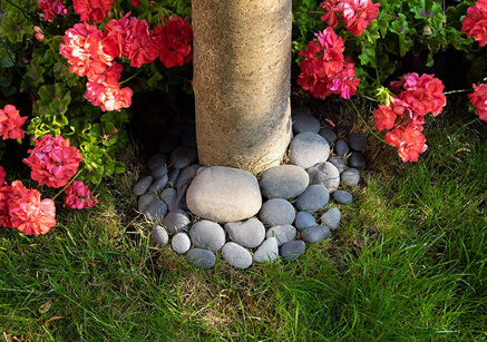 Beach Pebbles gegen Unkraut Beach Pebbles gegen Unkraut