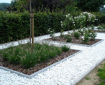 Moderne Garten Crystal White Kies