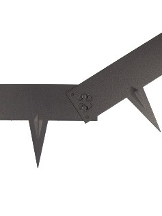 Rasenkante Multi-Edge Metal schwarz Kupplungssystem Rasenkante Multi-Edge Metal schwarz Kupplungssystem
